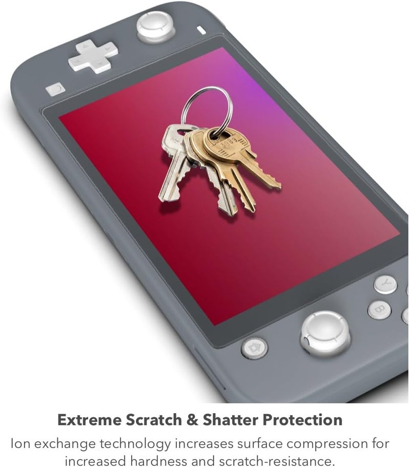 ZAGG حماية شاشة زجاجية مقسّاة InvisibleShield لجهاز نينتندو سويتش - حماية من الصدمات والخدوش، مقاومة للبقع، تركيب سهل بدون فقاعات - Image 5